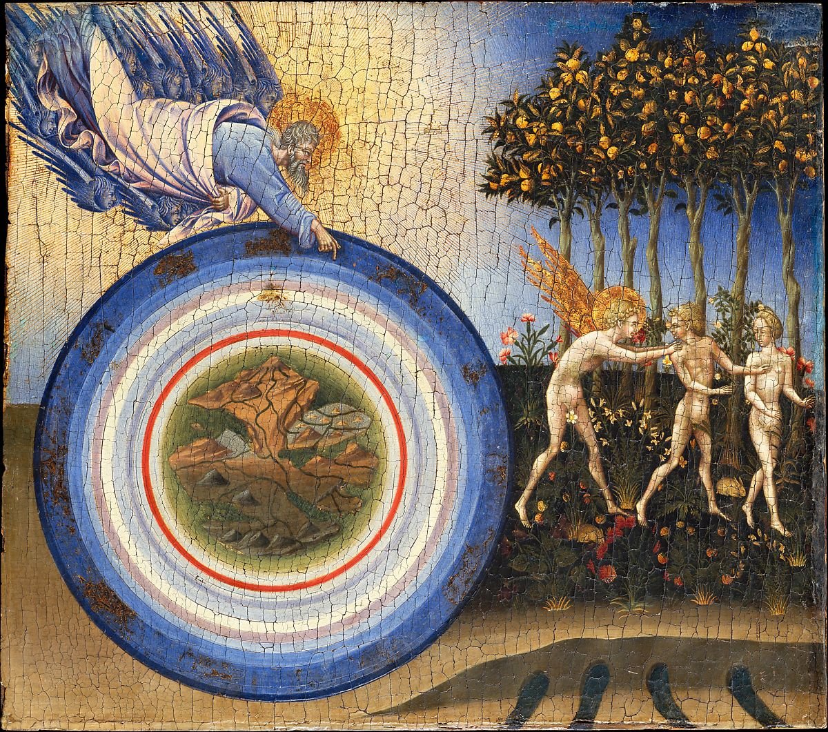 The Creation of the World and the Expulsion from Paradise (Giovanni di Paolo 1445)